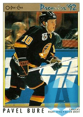 1992-93 O-Pee-Chee Premier Pavel Bure #67 Vancouver Canucks
